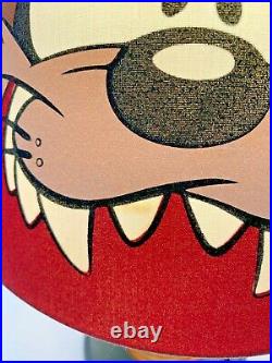 Taz Tasmanian Devil Rare Looney Tunes Warner Bros Vintage 1998 Tabletop Lamp