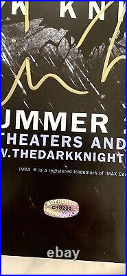 The Dark Knight Rises 27x40 withBane Cast Signatures Warner Bros Holo Rare 33/50