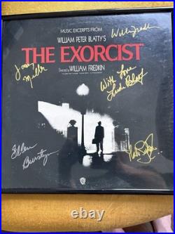 The Exorcist Warner Bros. 12 Vinyl LP Hand Signed by Cast! COA EXTREMELY RARE