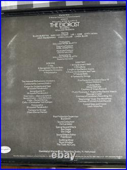 The Exorcist Warner Bros. 12 Vinyl LP Hand Signed by Cast! COA EXTREMELY RARE