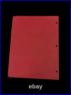 The Flash 1990 Warner Bros TV Crew List Red Paper Greg Jein Estate Prop Rare The Flash 1990 Warner Bros TV Crew List Red Paper Greg Jein Estate Prop Rare