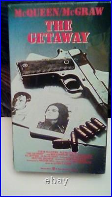 The Getaway RARE Warner Bros release (1972) VHS Steve McQueen Ali MacGraw NEW