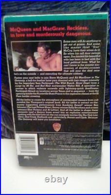 The Getaway RARE Warner Bros release (1972) VHS Steve McQueen Ali MacGraw NEW