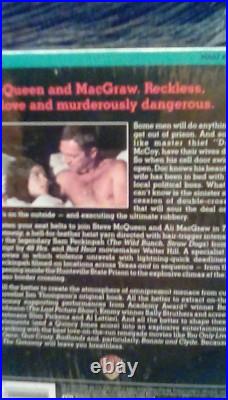 The Getaway RARE Warner Bros release (1972) VHS Steve McQueen Ali MacGraw NEW