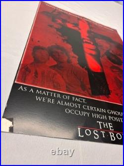 The Lost Boys Vintage Movie Poster Warner bros limited edition rare