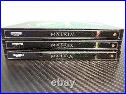 The Matrix Trilogy 4K UHD (3 Steelbooks) Rare OOP