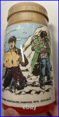 Thermos rare goonies 1985 Vintage warner bros no red cup/ lid 8oz Thermos rare goonies 1985 Vintage warner bros no red cup/ lid 8oz