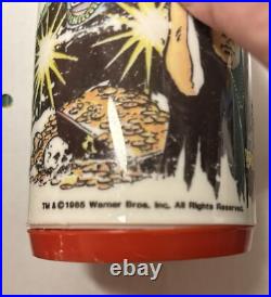 Thermos rare goonies 1985 Vintage warner bros no red cup/ lid 8oz Thermos rare goonies 1985 Vintage warner bros no red cup/ lid 8oz