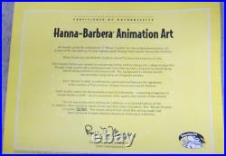 Tom And Jerry Cel Hanna Barbera Signed Logo Animation Art Cell Rare