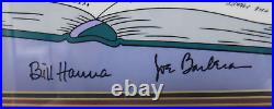 Tom And Jerry Cel Hanna Barbera Signed Logo Animation Art Cell Rare