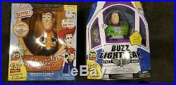 Toy Story Collection Thinkway 20th Anniversary Buzz lightyear And Woody RARE NEW