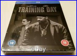 Training Day Embossed STEELBOOK (Blu-ray, UK Import) RARE OOP