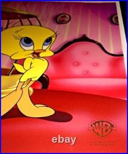 Tweety Bird Cel Warner Bros Classic Tweety Limited Edition Number 1 Rare