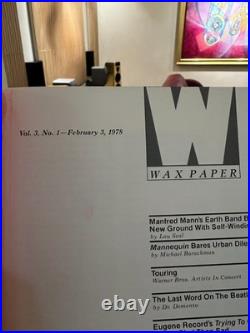Ultra Rare Warner Bros 1978 In-House Magazine WAX PAPER Hardback Coll. COMPLETE Ultra Rare Warner Bros 1978 In-House Magazine WAX PAPER Hardback Coll. COMPLETE