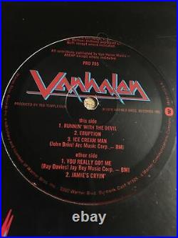 VAN HALEN Looney Tunes Merrie Melodies Red Vinyl Promo 12 PRO 705 RARE LP