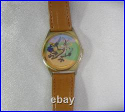 VERY RARE! 1991 Warner WILE E. COYOTE & ROADRUNNER Valdawn Collectible Watch