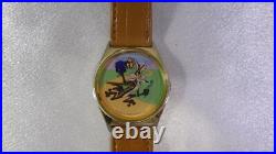 VERY RARE! 1991 Warner WILE E. COYOTE & ROADRUNNER Valdawn Collectible Watch