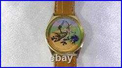 VERY RARE! 1991 Warner WILE E. COYOTE & ROADRUNNER Valdawn Collectible Watch