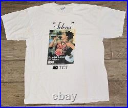 VERY RARE 1997 Selena Jennifer Lopez HBO Movie Promo Warner Bros T Shirt XL