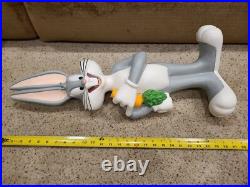 VERY RARE Bugs Bunny Warner Brothers Statue Prop Figure Looney Tunes