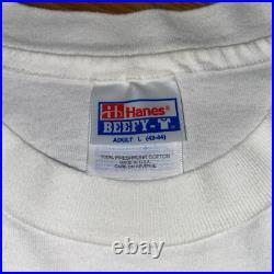 VTG 1995 Warner Bros Kids Cartoon Pocket Tee Large White RARE Animation Fox Kids