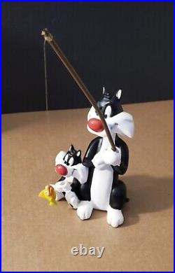VTG 1996 Warner Bros Sylvester The Cat And Junior Shelf Sitter Figurine Rare