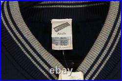 VTG 1999 WARNER BROS Varsity College Button Up Sweater Looney Tunes XL RARE NWT