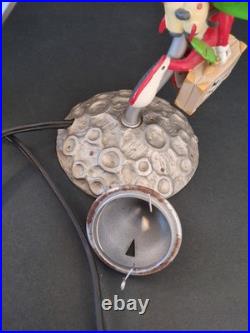 VTG 1999 Warner Bros Store Marvin The Martian Rocket Lamp Rare