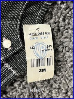 VTG 90's NWT Warner Bros Tom & Jerry Striped Denim Overall One-Piece 3M RARE
