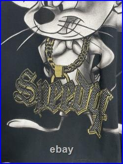 VTG 90s SPEEDY GONZALES LOONEY TUNES WARNER BROS Hip Hop Black T-SHIRT XL RARE