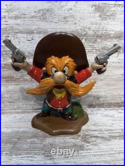 VTG Ceramic Yosemite Sam 10.5 Statue Looney Tunes Warner Bros 1975 Duncan RARE