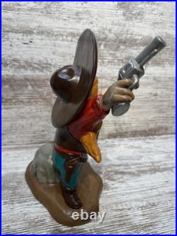 VTG Ceramic Yosemite Sam 10.5 Statue Looney Tunes Warner Bros 1975 Duncan RARE