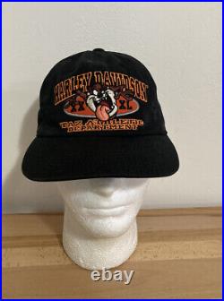 VTG HARLEY DAVISON/WARNER BROS Tazmanian Devil rare hat adult size adjustable