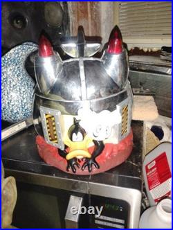 VTG RARE Marvin the Martian Daffy & Porky Warner Bro's Cookie Jar Light Up Ship