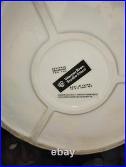 VTG RARE Marvin the Martian Daffy & Porky Warner Bro's Cookie Jar Light Up Ship