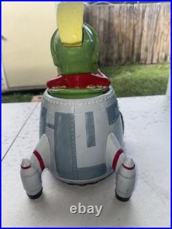 VTG RARE! Marvin the Martian Spaceship Cookie Jar 1998 Warner Bros Exclusive EUC