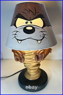 VTG Tasmanian Devil Rare Taz Looney Tunes Warner Bros 1998 Tabletop Lamp Works