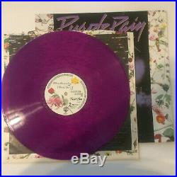 V. RARE MINT Prince & Revolution Purple Rain PURPLE Vinyl LP UK 1984 UNPLAYED