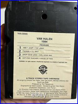 Van Halen 1984 Rare W8-23985 Warner Bros Records Stereo 8 Track Cartridge Tape