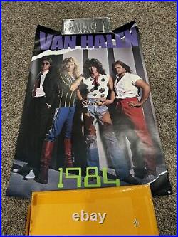 Van Halen 1984 US Promo Poster Warner Bros. Records Rare Vintage Original Roth