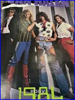 Van Halen 1984 US Promo Poster Warner Bros. Records Rare Vintage Original Roth