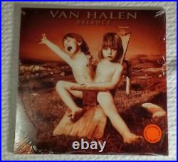 Van Halen Balance L. P Orange colored vinyl Eddie, Alex, Hagar, Anthony rare