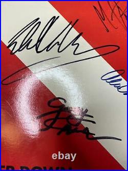 Van Halen Diver Down Signed Lp Original Vinyl All 4 Eddie Very Rare Autographed