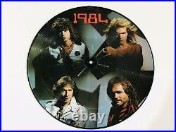 Van Halen Ultra Rare 1984 Picture Disc Vinyl LP Record Eddie David Lee Roth Alex