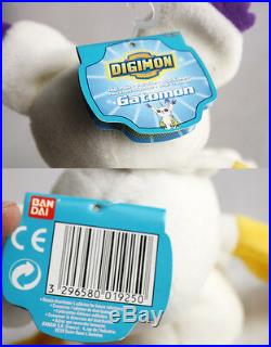 Very Rare 1999 Digimon Gatomon Digi Pals 6 Plush Toy Bandai New With Tags
