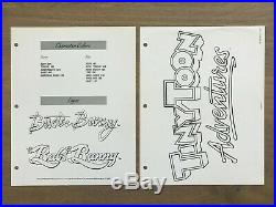 Very Rare Vintage 1990 Tiny Toon Adventures 2 Style Guides