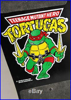 Very Rare Vintage 1990 Tmnt Ninja Turtles Wooden Skate Board New Nos