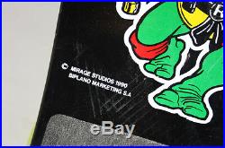 Very Rare Vintage 1990 Tmnt Ninja Turtles Wooden Skate Board New Nos