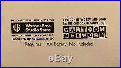 Very Rare Vintage 1997 Warner Bros. Studios Scooby Doo Pizza Wall Clock