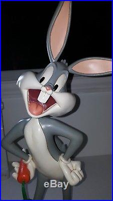 Very rare 2000 bugs bunny Rutten Large Statue Looney Tunes